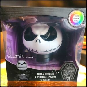 DISNEY Jack Skellington Nightmare LED Aroma Diffuser Bluetooth Wireless Speaker